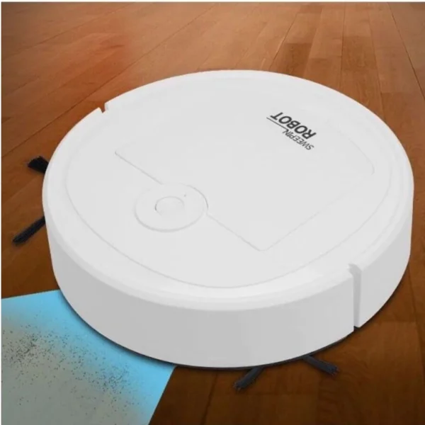 Robô Varredora/Aspirador De Pó 1200PA Automática 3 Em 1 Limpeza Doméstica Robótico Inteligente E Silencioso - Imagem 2