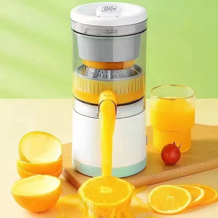 Espremedor Elétrico Laranja Limão Frutas Fazer Sucos Recarregável usb - Imagem 2